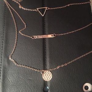 Layered necklace